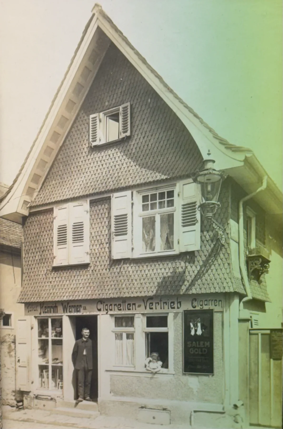 Historisches Geschäftsgebäude in Langen